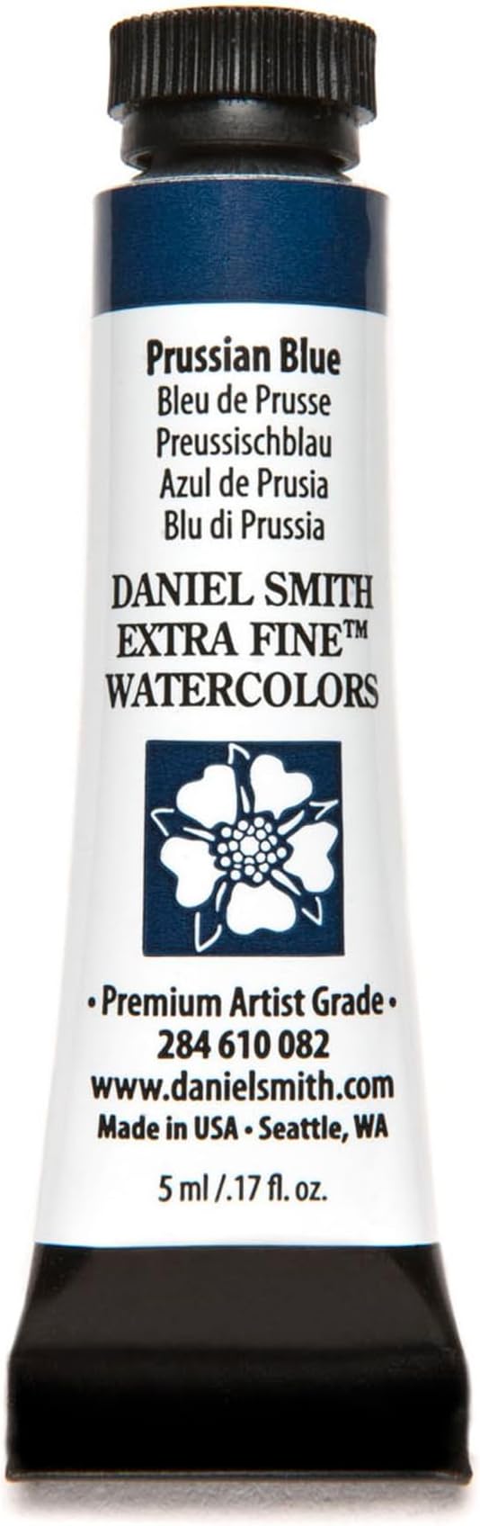 Daniel Smith Extra Fine Watercolor Paint, 5ml Tube, Prussian Blue, 284610082, 0.17 Fl Oz (Pack of 1)