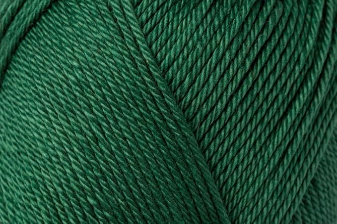 1 Skein/Pack Schachenmayr (SMC) Catania Originals Yarn, Each Ball 1.76 Oz (50gr) / 136 Yards (125 m), 100% Mercerized Cotton for Knitting and Crochet Yarn, Sport Weight, 419 - Fir Tree