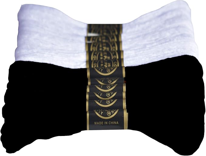 Premium Embroidery Floss-Cross Stitch Threads-Friendship Bracelets Floss-Crafts Floss-Black,White-Hand Embroidery Thread 12 Skeins Per Pack and Free Set of 2 Embroidery Needles and 1 Needle Threader