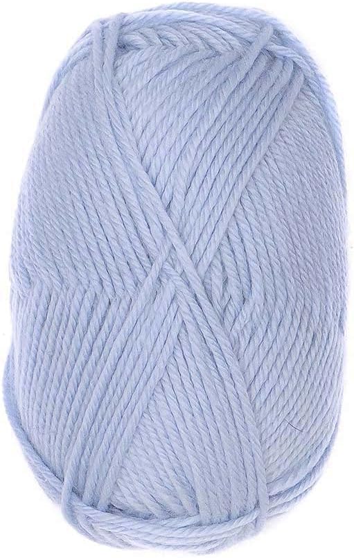 100% Pure Wool Yarn Superwash Set of 3 Skeins (150 Grams) DK Weight - Sourced Directly from Peru - Heavenly Soft and Perfect for Knitting and Crocheting (Sky Blue)