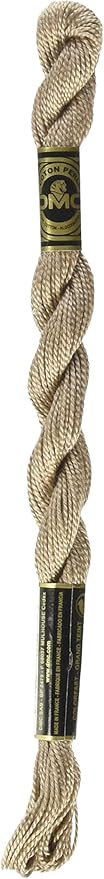 DMC 115 5-841 Pearl Cotton Thread, Light Beige Brown, Size 5