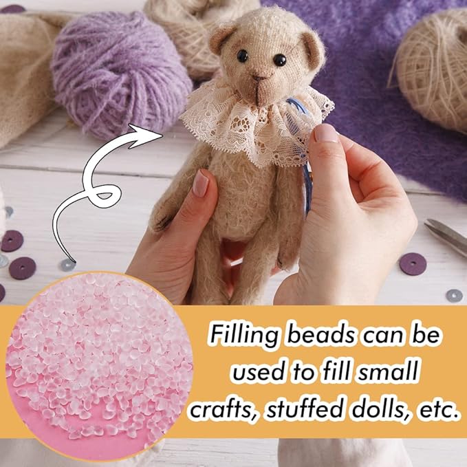 10.6oz Weight Doll Craft Plastic Filler Beads for Weighted Stuffed Animal - 300g
