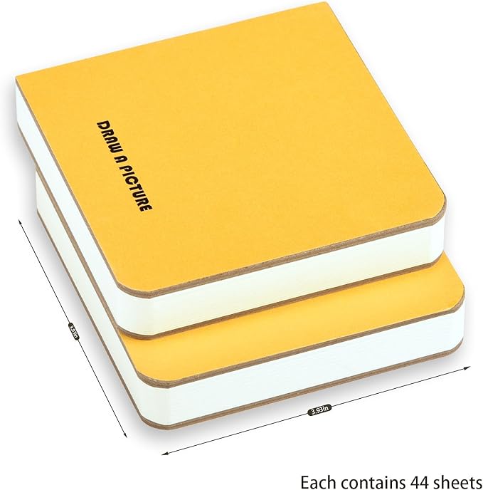 SEMLEART Watercolor Journal,Mixed Media Sketchbook,3.9x3.9, 2 Pack, 40 Sheets Each,Cold-Pressed, 110lb/230gsm,Suitable for Techniques
