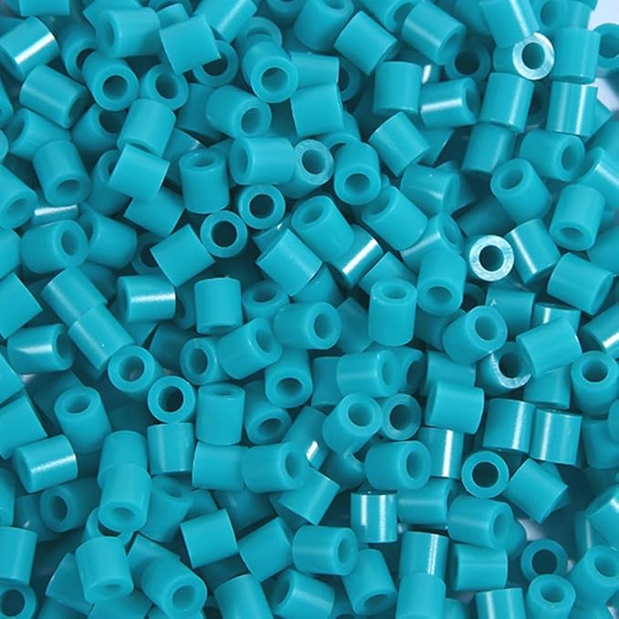 Fuse Beads, 2000pcs 5MM Sea Blue Ironing Beads for Crafts Melting Bead Handmade Decor DIY Make (Color 19)