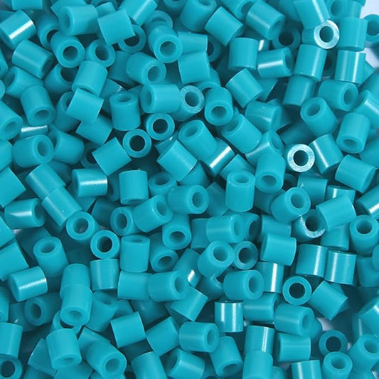 Fuse Beads, 2000pcs 5MM Sea Blue Ironing Beads for Crafts Melting Bead Handmade Decor DIY Make (Color 19)
