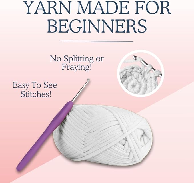 KelliDream Magic Circle Tool Inclusive Learn to Crochet Kit for Beginners; Step-by-Step Video Tutorials; All Supplies to Make Cute Amigurumi (Pig)