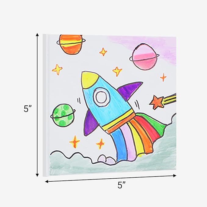 zmybcpack 12 pack white hardcover blank book 5x5 inch, hardcover blank book for students to write stories, hardcover sketchbooks journal（white, 22 sheets/ 44 pages each notebook）