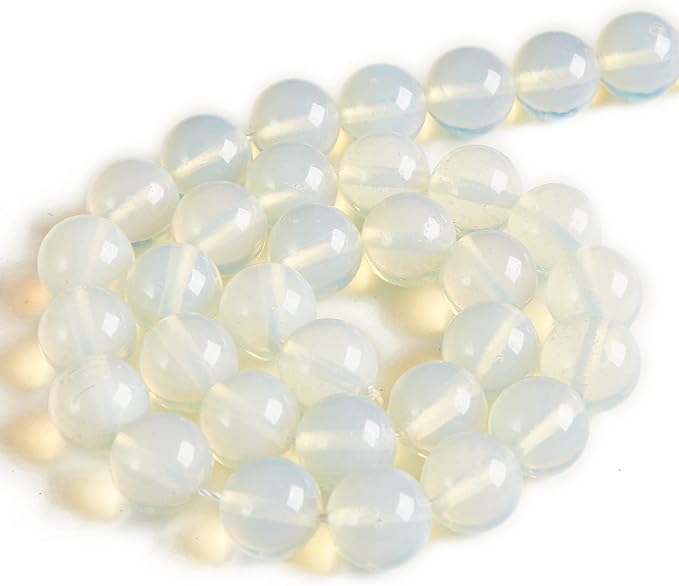100pcs 10mm opal beads natural gemstone beads round loose beads for jewelry making