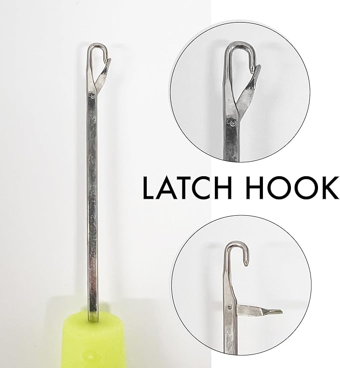 Donna Crochet Hooks Set for Crochet Braid Hair, Latch Hook Tool - Premium Crochet Hook & Needles Kit for Beginners and Experts, Ideal for DIY Projects and Hair Styling, Pink Color 1PC