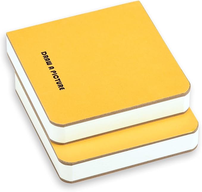 SEMLEART Watercolor Journal,Mixed Media Sketchbook,3.9x3.9, 2 Pack, 40 Sheets Each,Cold-Pressed, 110lb/230gsm,Suitable for Techniques