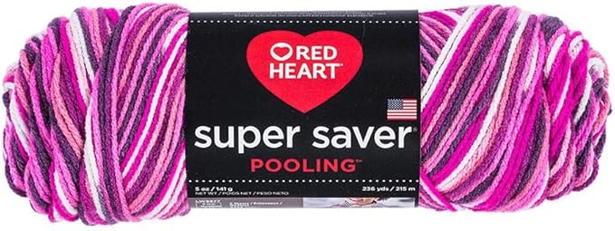 Red Heart Super Saver Pooling Berry Pooling