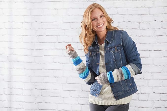RED Heart Super Saver Yarn, Stripe - Calm