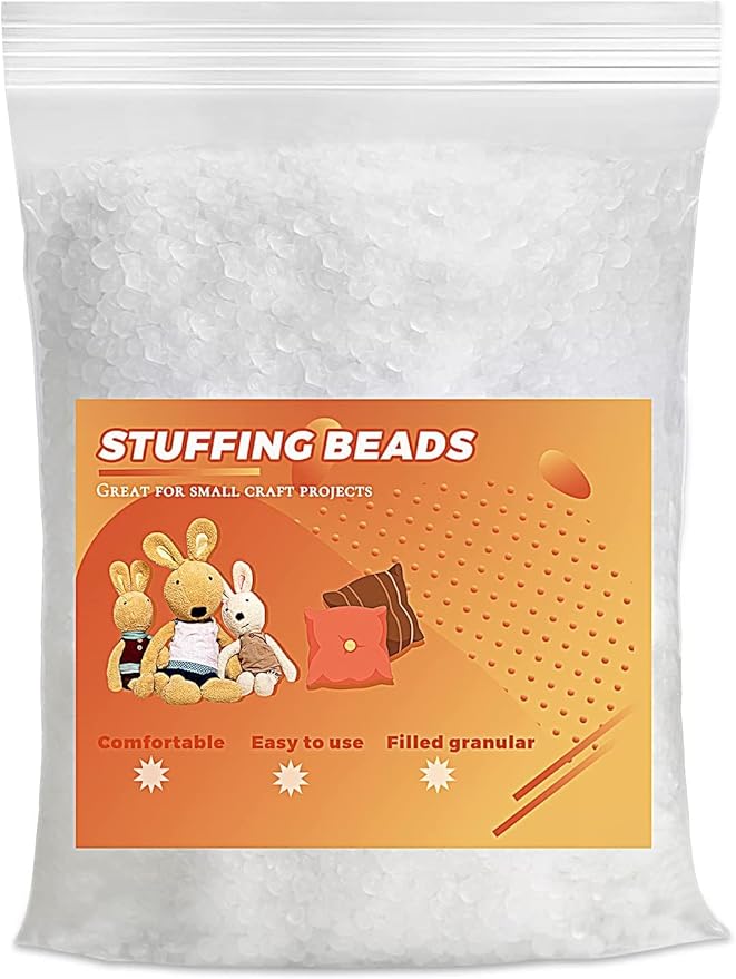 1.77lb Stuffing Beads, Weight Craft Rubber Filler Beads for Weighted Stuffed Animal - 800g