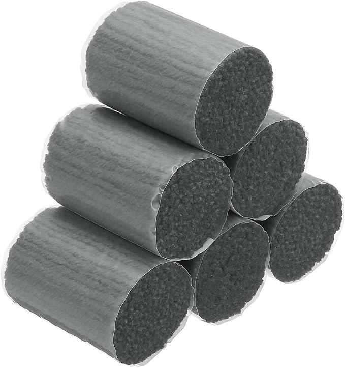 PATIKIL 20 Rolls Latch Hook Yarn, Latch Hook Kit Precut Rugs Yarn Making Crochet Bundles for Rug Adults Beginners Tapestry DIY Craft, Gray