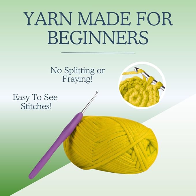 KelliDream Magic Circle Tool Inclusive Learn to Crochet Kit for Beginners; Step-by-Step Video Tutorials; All Supplies to Make Cute Amigurumi (Bee)
