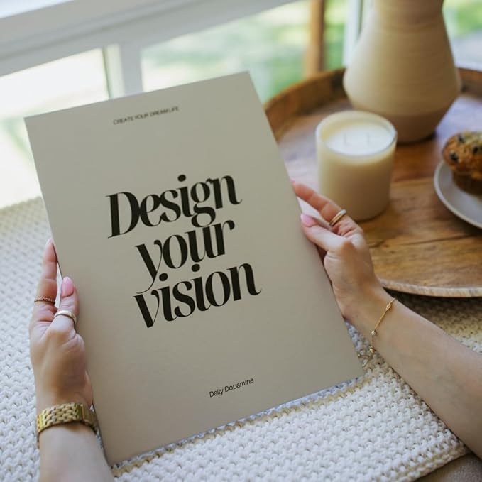 Daily Dopamine 2026 Vision Board Kit - Vision Board Kit Supplies, Collage Images, Dream Board, & Mood Board - 150 Vision Board Images and Inspiring Quotes - Affirmation Cards & Goal-Setting