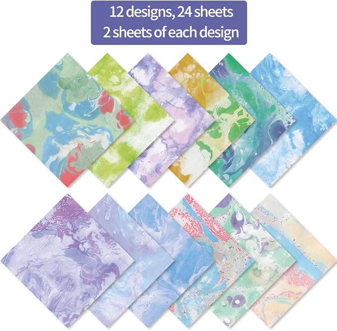 6x6” 160gsm cardstock Single Sided Scrapbooking 24 Papers Pad vintage decoupage scrapbook kit patterned paper junk journal supplies journaling supply scrap paper crafting Halo Staining