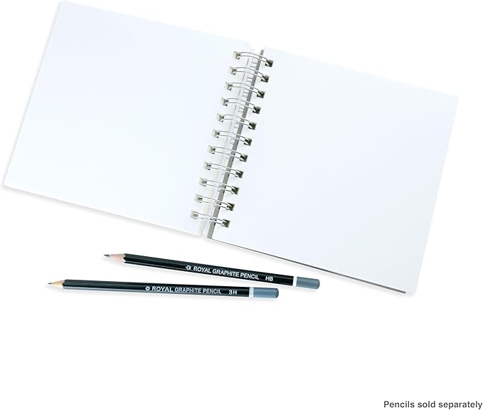 Bee Paper - 6"x 6" Super Deluxe Mixed Media Sketching Pad, 60 Sheets