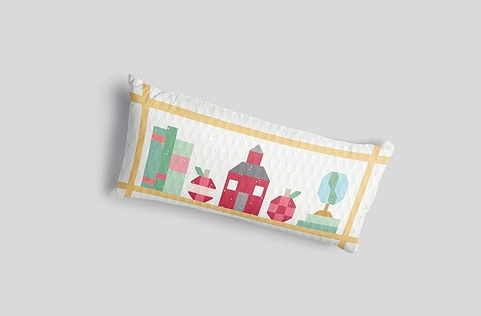 Riley Blake Quilt Project of The Month Kit: Easy DIY Designs for Every Season, for Quilting, Apparel, Crafting, and Home Decor (Bench Pillow - September)