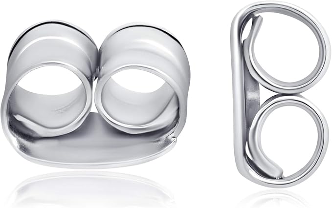 butterfly push backs for stud earrings for women in 14k yellow or white gold better and best by max + stone