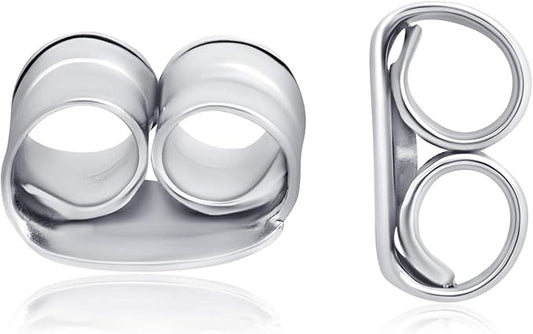 butterfly push backs for stud earrings for women in 14k yellow or white gold better and best by max + stone