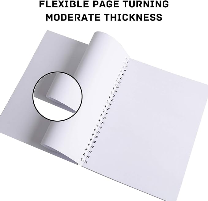 CONDA 9"x12" Sketch Book, 100 Sheets (68 lb/100gsm), Spiral Bound Artist Sketch Pad, Durable Acid Free Drawing Paper for Drawing Painting, Starry Sky