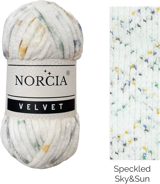 Soft Velvet Yarn Chenille Yarn for Crocheting Super Bulky 100g (74.3 yds) Baby Blanket Yarn for Knitting Amigurumi Yarn for Crochet Weaving Craft