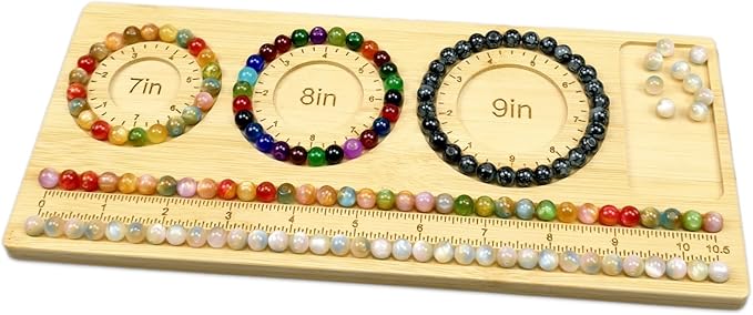 Petoysoso Bead Boards for Jewelry Making, Bamboo Beading Board for Jewelry Bracelet, Bracelet Bead Board,Bead Tray,Beading & Jewelry Making Supplies