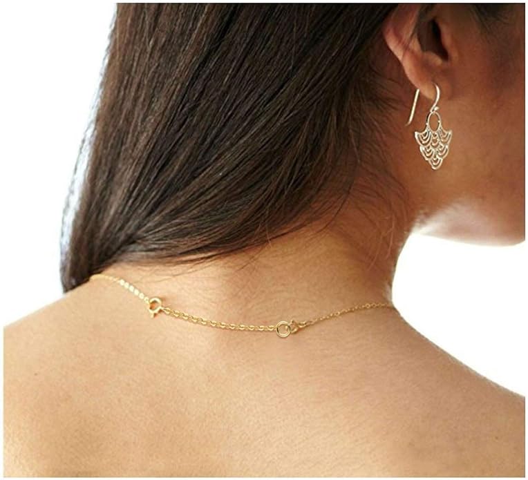 3 Pcs 925 Sterling Silver Necklace Extenders for Women Durable Strong Removable Necklace Bracelet Anklet Extension Jewelry Making Chains
