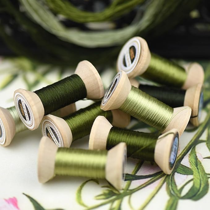 Natural 100% Mulberry Handmade Embroidery Silk Thread Silk Floss (77)