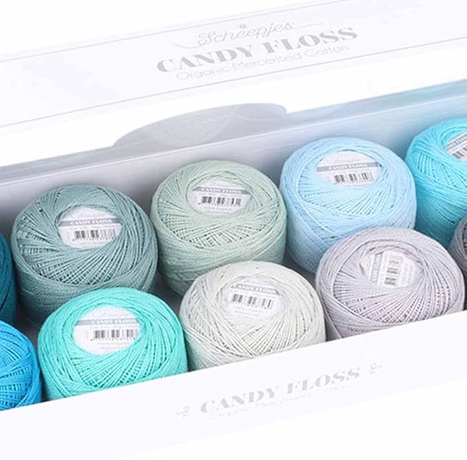Scheepjes Candy Floss Color Pack 10 x 20 g - Earl Grey