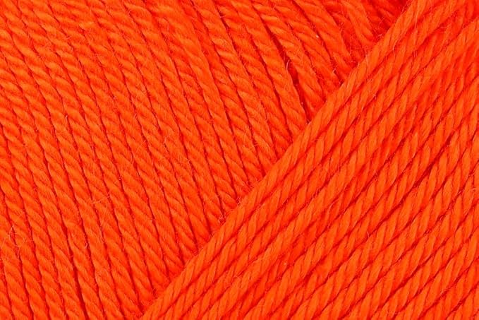 1 Skein/Pack Schachenmayr (SMC) Catania Originals Yarn, Each Ball 1.76 Oz (50gr) / 136 Yards (125 m), 100% Mercerized Cotton for Knitting and Crochet Yarn, Sport Weight, 189 - Jaffa