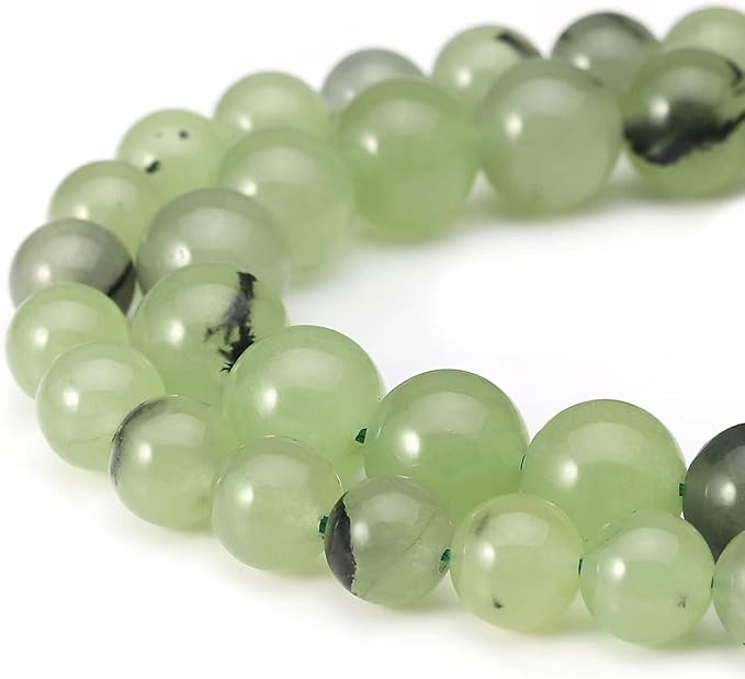 youngbling natural gemstone beads for jewelry making,6mm grape stone polished round smooth stone beads,genuine real stone for bracelet necklace 15 inch(grape stone,6mm)