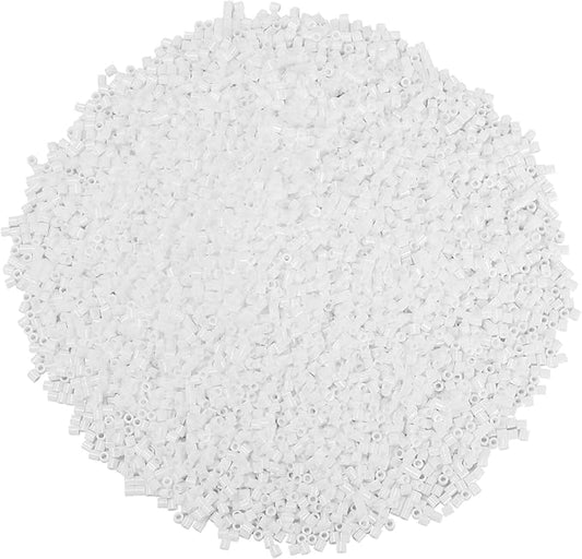 banchelle fuse beads melting beads refills for 5 mm fuse bead board, about 7000 pcs (white)