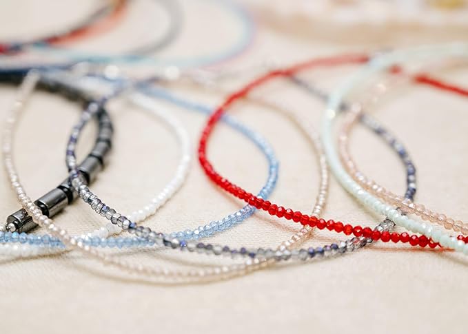 Mixed Craft Beads 1000Pcs/20g Glass Seed Tube Bead Bugle Bead 1.5-4.5mm Small Loose Spacer Beads for DIY Bracelets Necklace Earring Jewelry Making (Champagne)