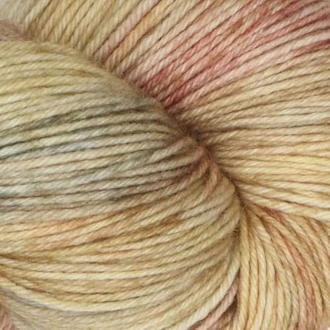 KnitPro Symfonie Fingering Weight Hand Dyed Variegated Yarn Skein | Extra Fine Merino Wool & Polyamide Blend for Knitting & Crocheting, Oeko-TEX Certified 400m, 100g | Terra Moonlit Glow