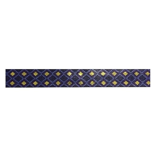 Wrapables Colorful Washi Masking Tape, Midnight Passion Diamonds