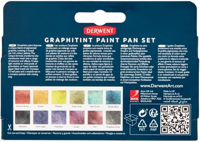 Derwent Graphitint Paint Pan Set (2306242)