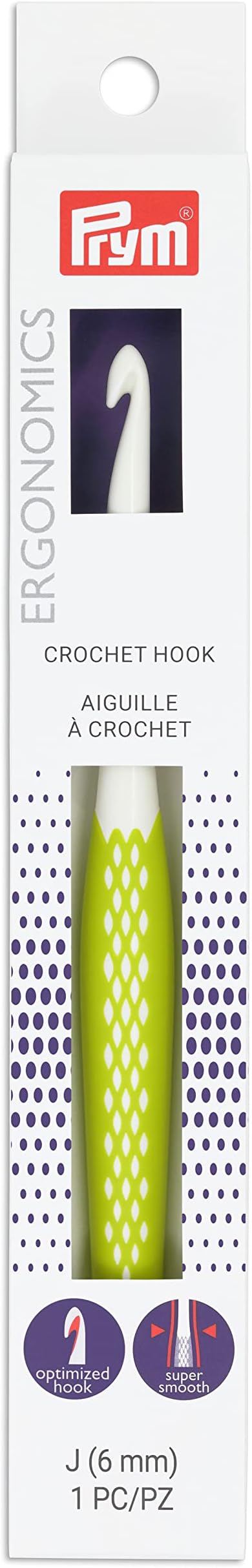 Prym Crochet Hook J, Size J10/6mm