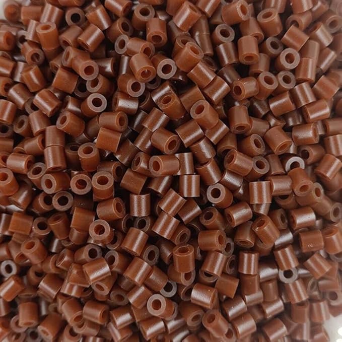 2000pcs 5MM Dark Brown Fuse Beads Iron Beads for Crafts,Melting Bead Handmade Decor DIY Make (Color 11)