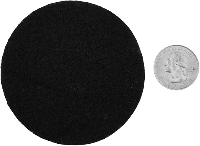 Playfully Ever After Black Craft Felt Circles (3 Inch - 30pc)