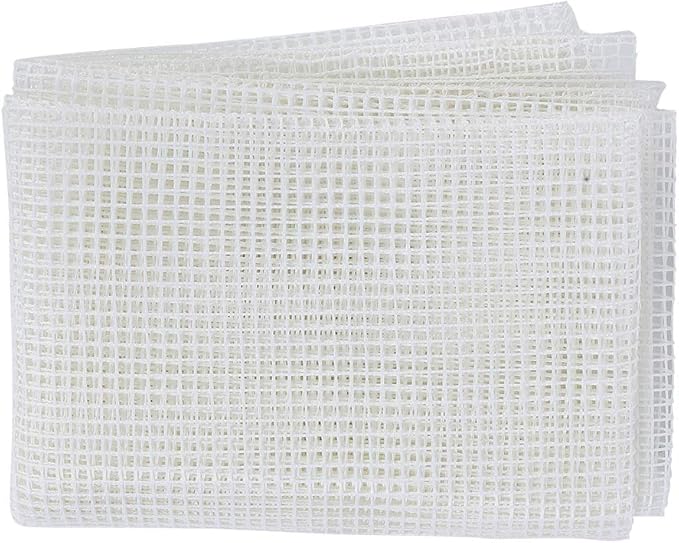 GLOGLOW Hook, Mesh Fabric Blank Rug Hooking Mesh Kit DIY Rug for Hook Rug Tapestry DIY(150x100cm/59x39.4in)