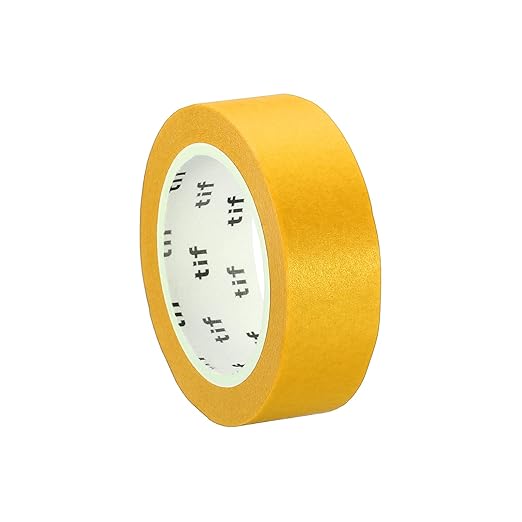 PATIKIL Holographic Washi Tape 0.59 Inch x 10.93 Yards, 1 Roll Self Adhesive Masking Sticker for DIY Art Craft Wrapping Decoration, Yellow