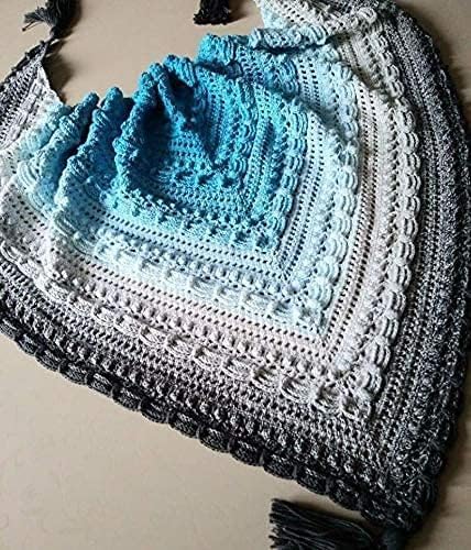 YarnArt Flowers – Gradient Cotton Acrylic Blend, 250g (8.8 oz), 1094 yds, Lightweight Sport Yarn for Crochet, Knitting, Shawls, Summer Projects - 1 Fine Skein (251)