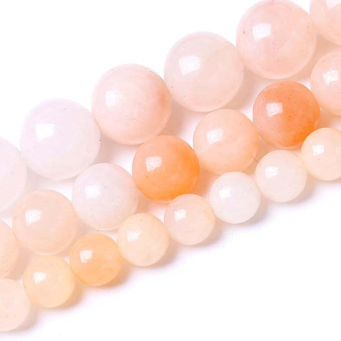 12MM 32PCS Streamer Powder Stone Beads for Jewelry Making DIY Craft Gemstone Beads Kit Cosmic Crystal Pebbles for Bracelets, Necklaces