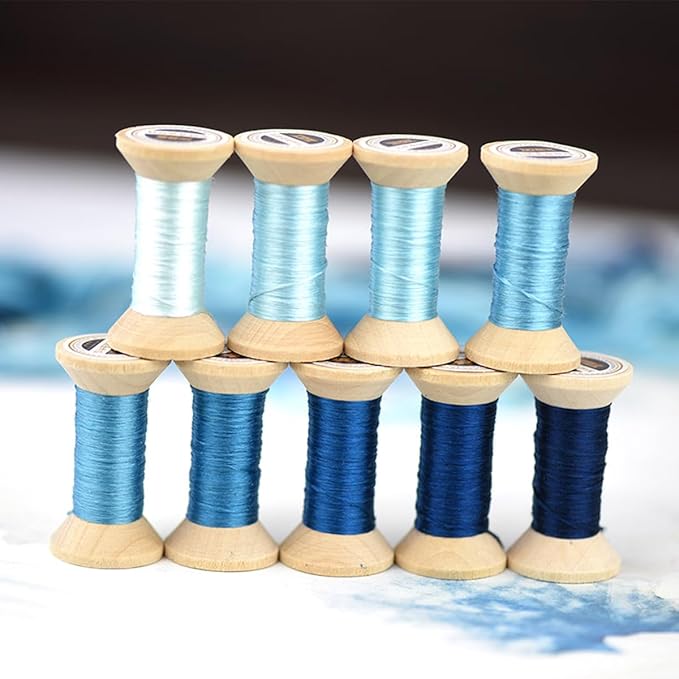 Natural 100% Mulberry Handmade Embroidery Silk Thread Silk Floss (64)