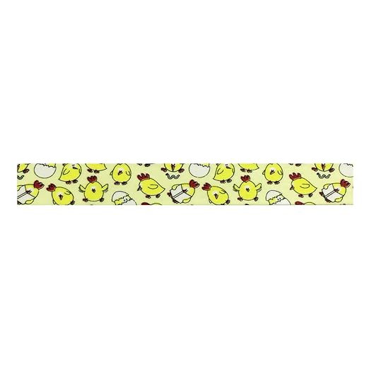 Wrapables Colorful Patterns Washi Masking Tape, Chicken and Egg