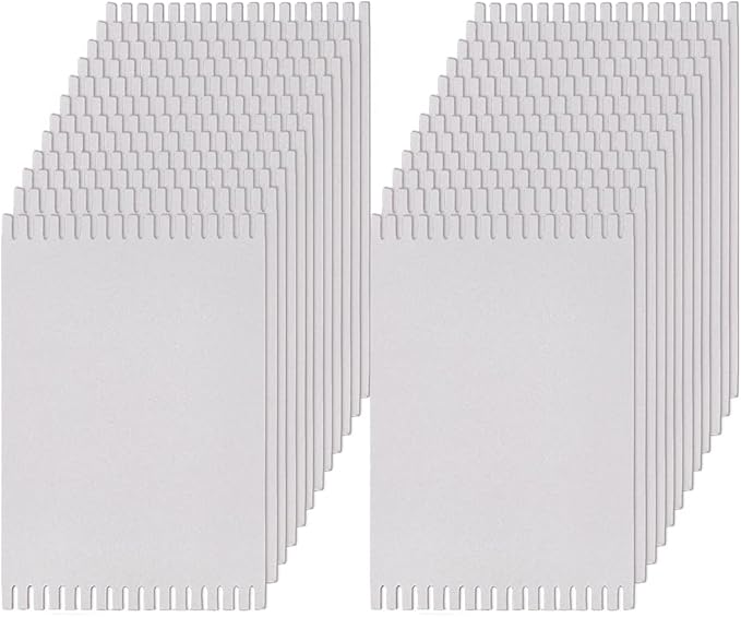 FINGERINSPIRE 24PCS Cardboard Weaving Loom Kit 7.87x11.8inch Gray Paper Weaving Board with Gears Portable Craft Loom for Beginner Knitting Sewing Crochet Travel Tapestry Making DIY Projects