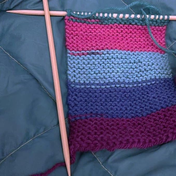 The Spinning Hand Knitting Kit for Beginners Adults – Learn to Knit Scarf Kit with Yarn, Needles & Step-by-Step Video Tutorials – Complete Starter Set (Tie Dye)