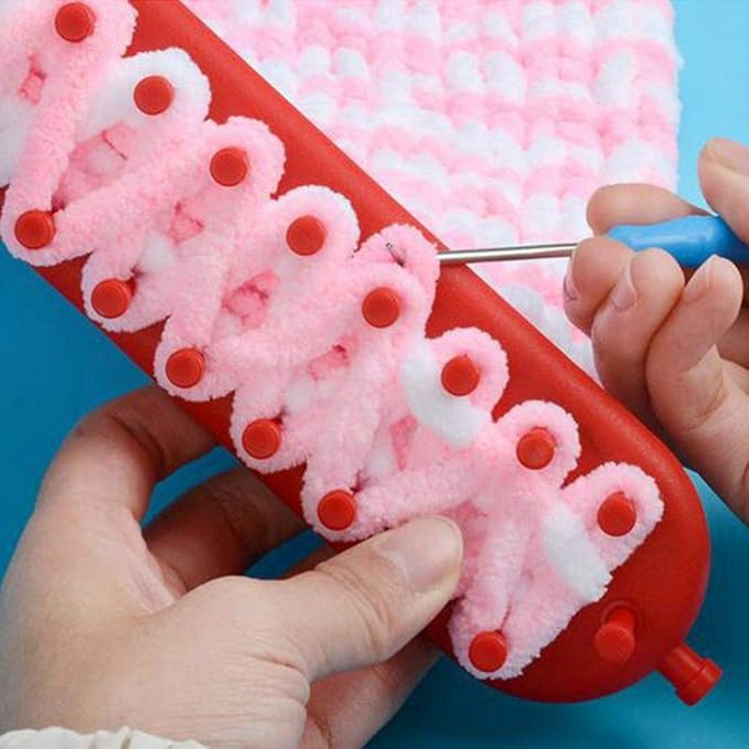 JapanAmStore 1Pcs Knitting Loom DIY Knitting Board Loom for Scarf Sweater Shawl Blankets (S) …